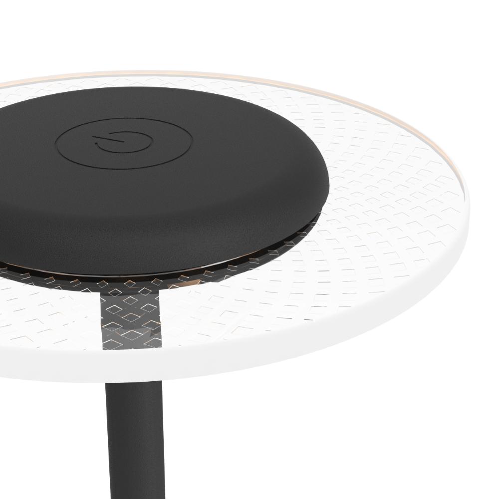 Trepella Black LED Touch Table Lamp