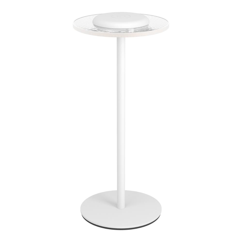 Trepella White LED Touch Table Lamp