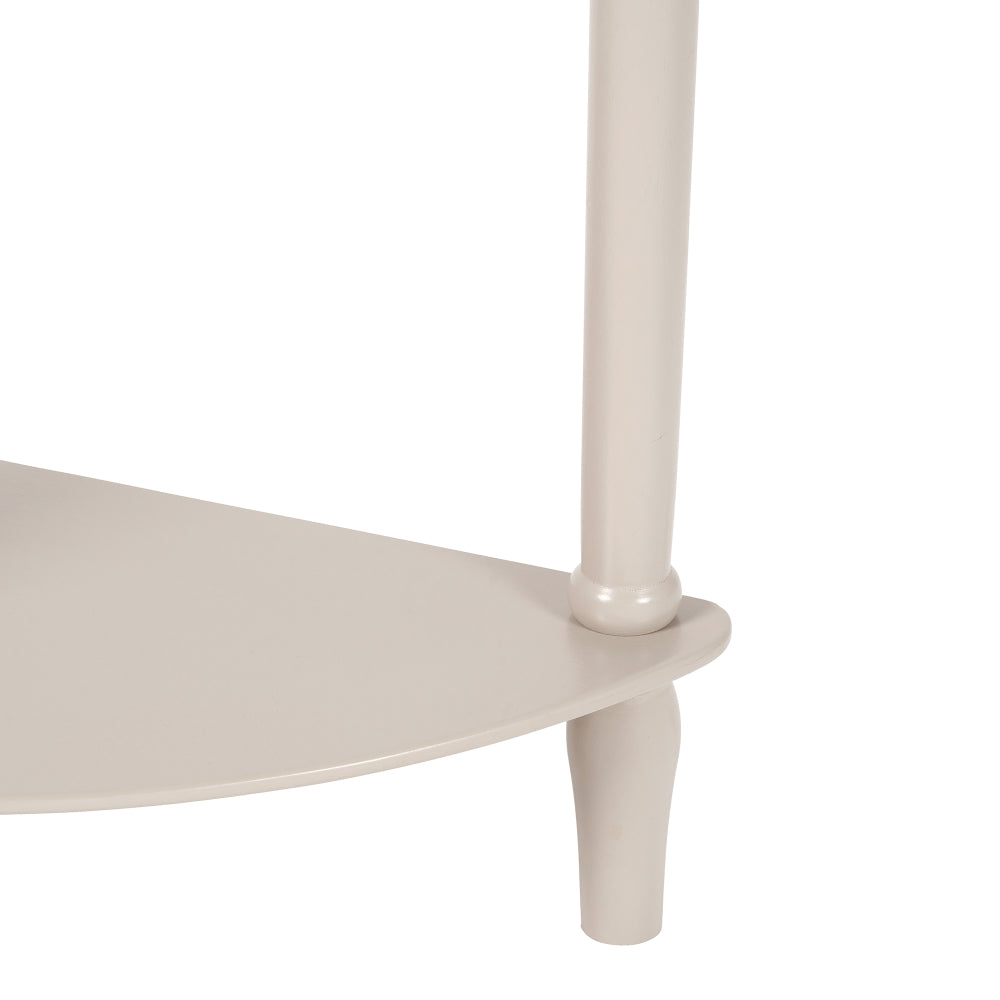 Heritage Putty Wood Console Table