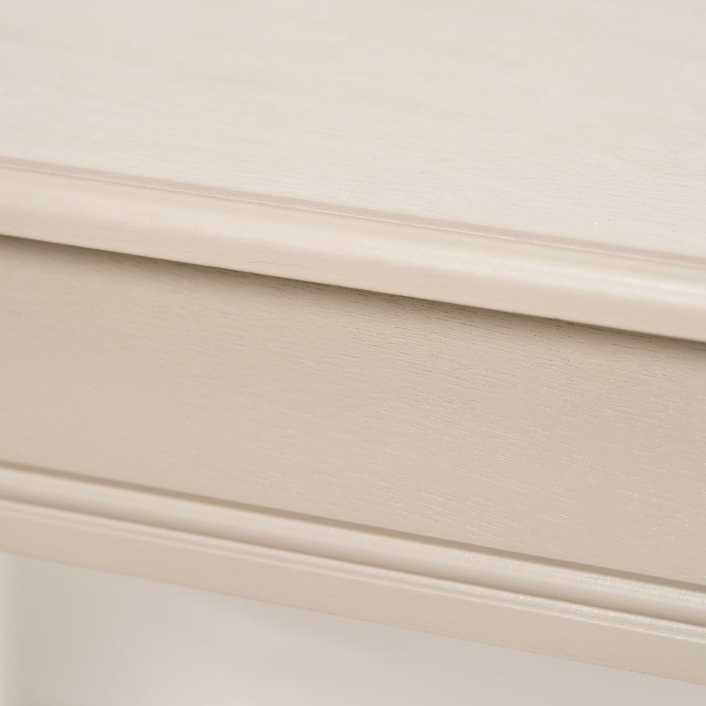 Heritage Putty Wood Console Table