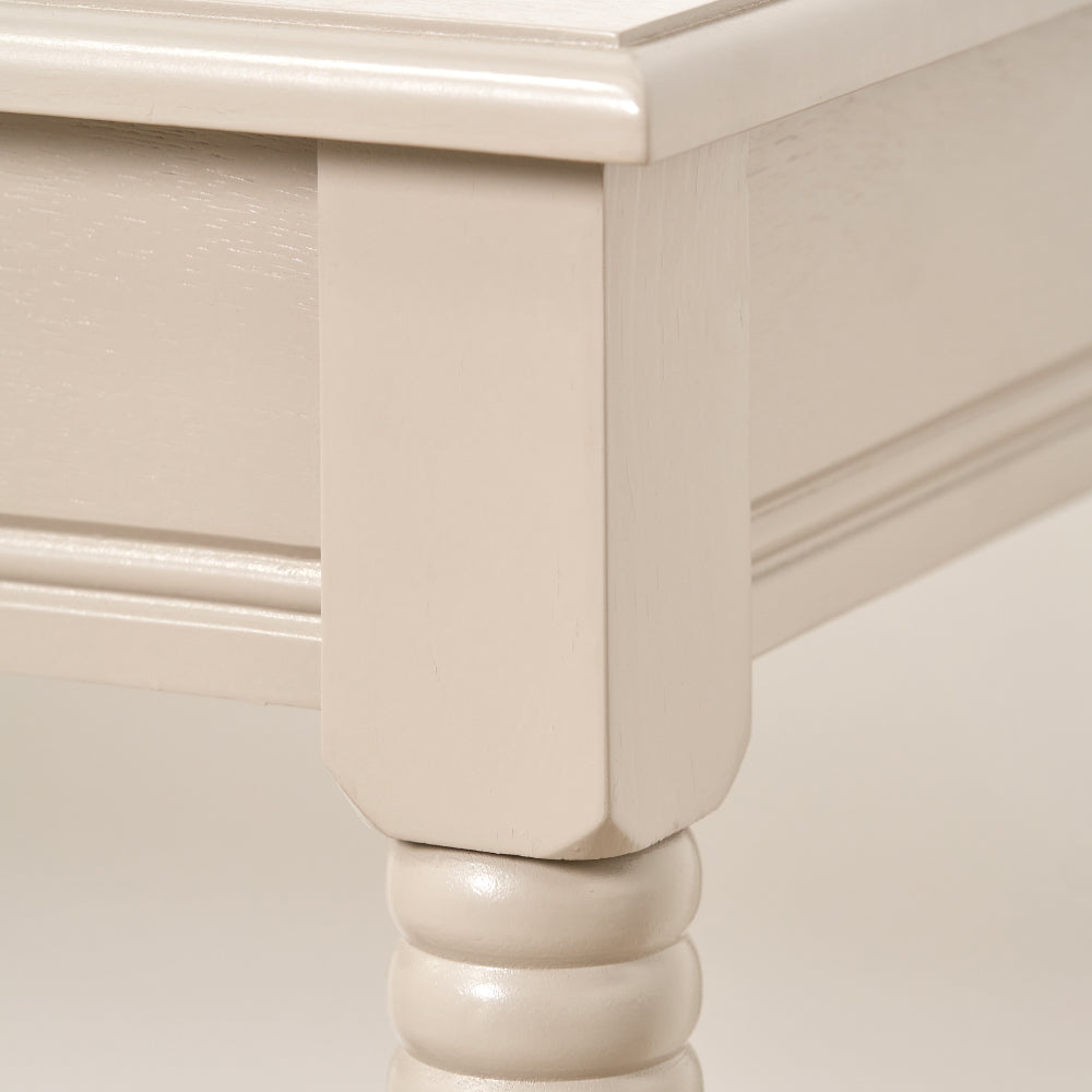 Heritage Putty Wood Console Table