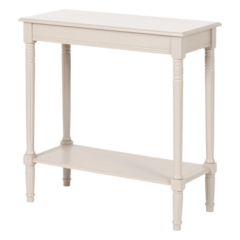 Heritage Putty Wood Console Table
