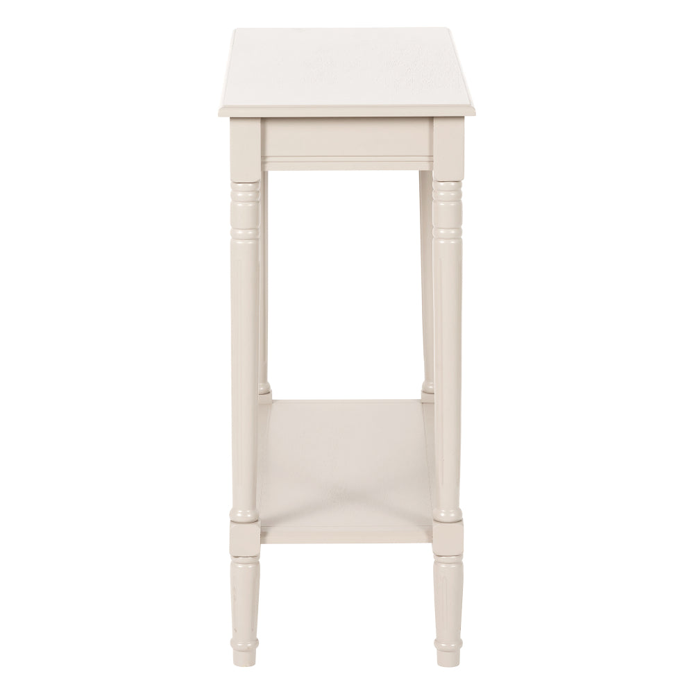 Heritage Putty Wood Console Table