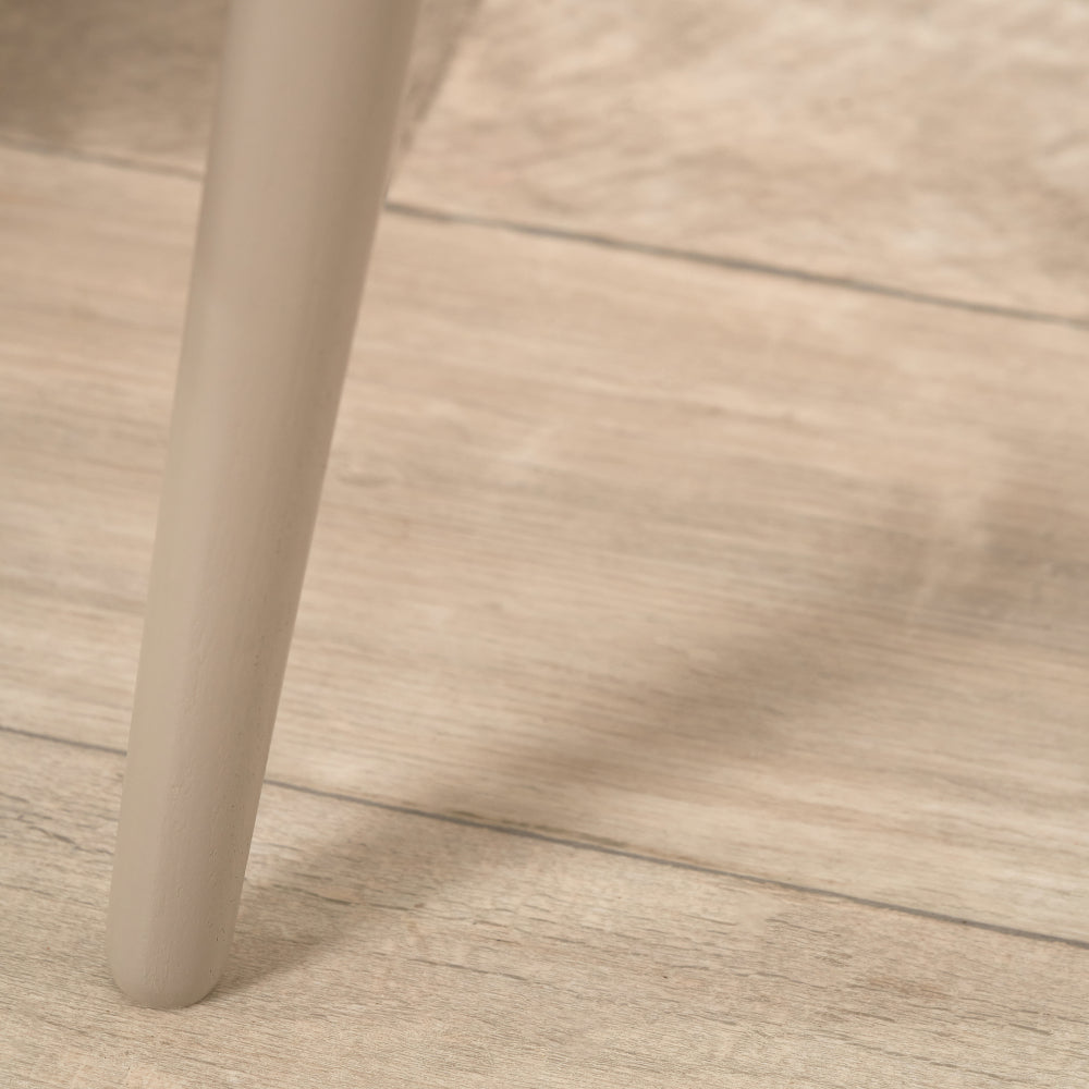 Devonshire Putty Wood Side Table