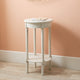 Heritage Elizabeth White Round End Table