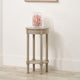 Heritage Putty Wood Side Table