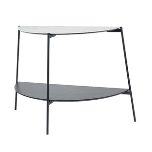 Marchello White & Black Console Table