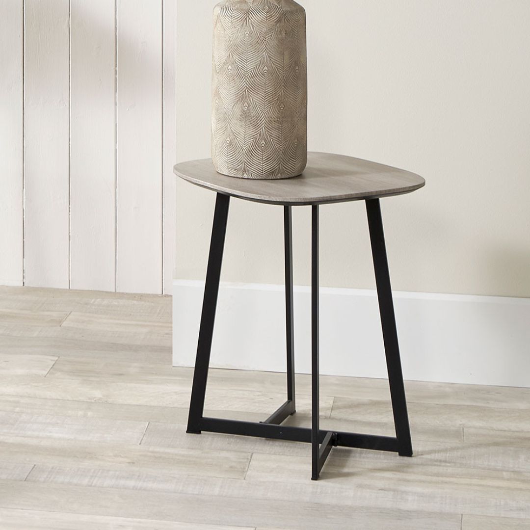 Ukiah Grey Oak Side Table