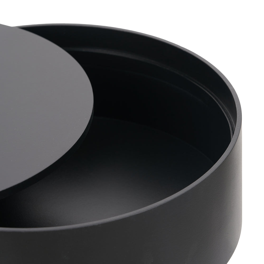 Hugo Black End Storage Table