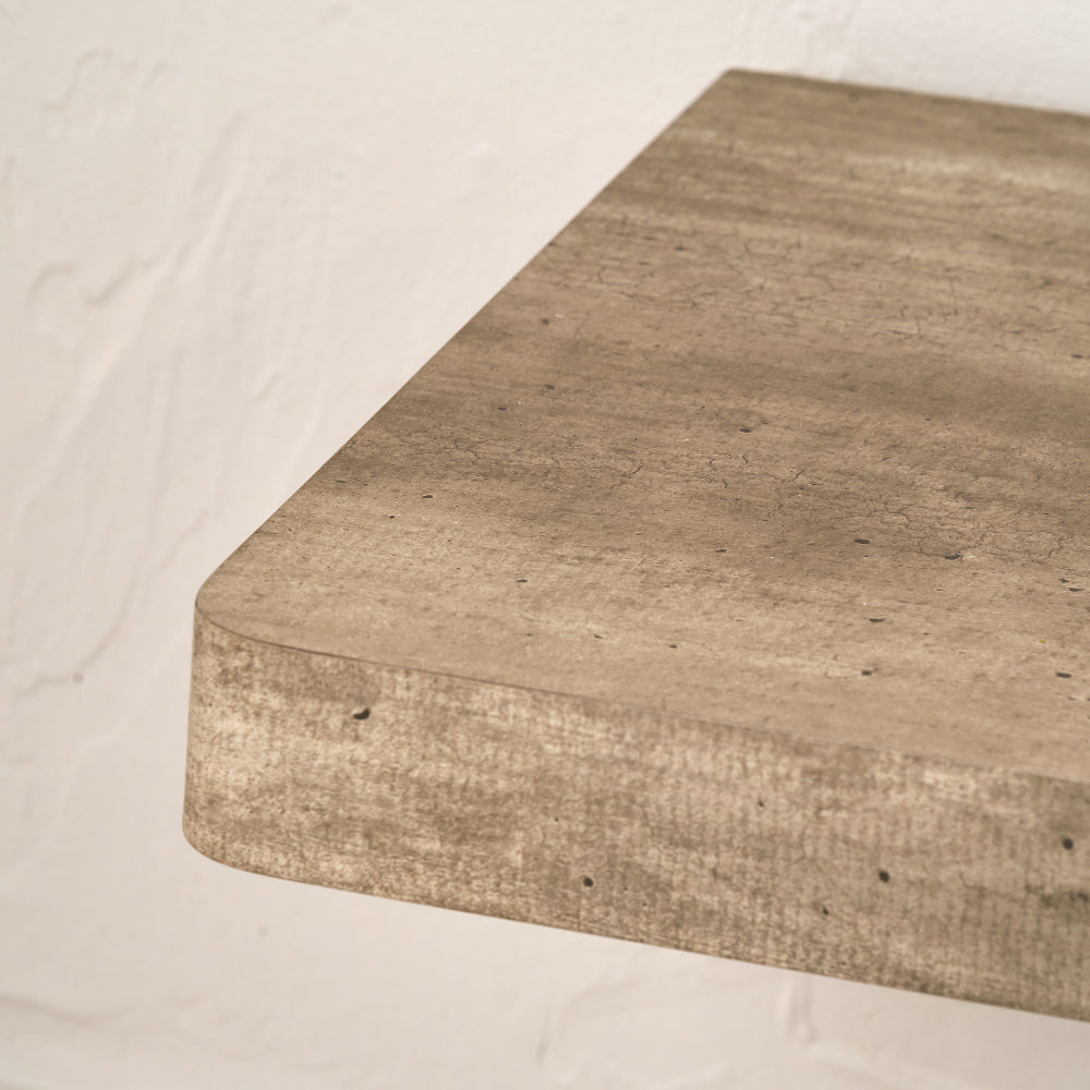 Elkton Wood Veneer Groove Detail Console Table