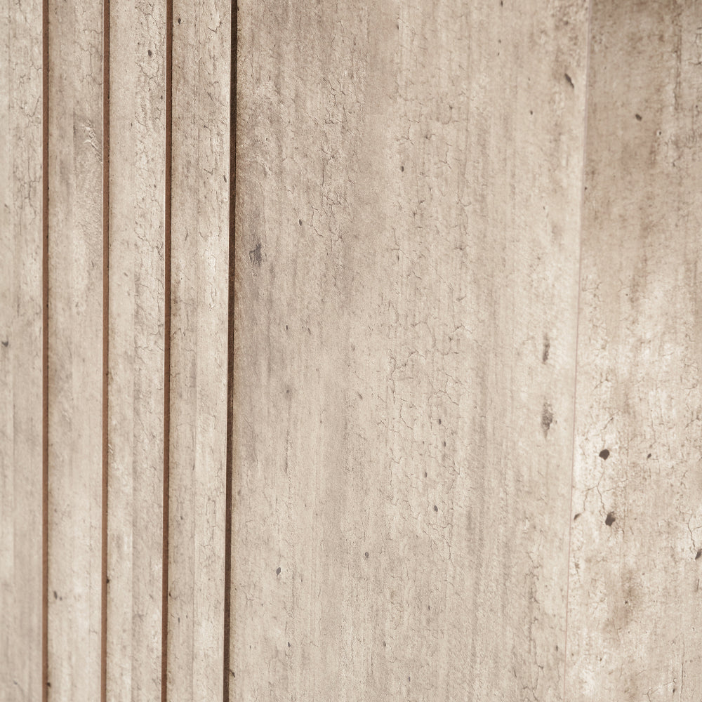 Elkton Wood Veneer Groove Detail Console Table
