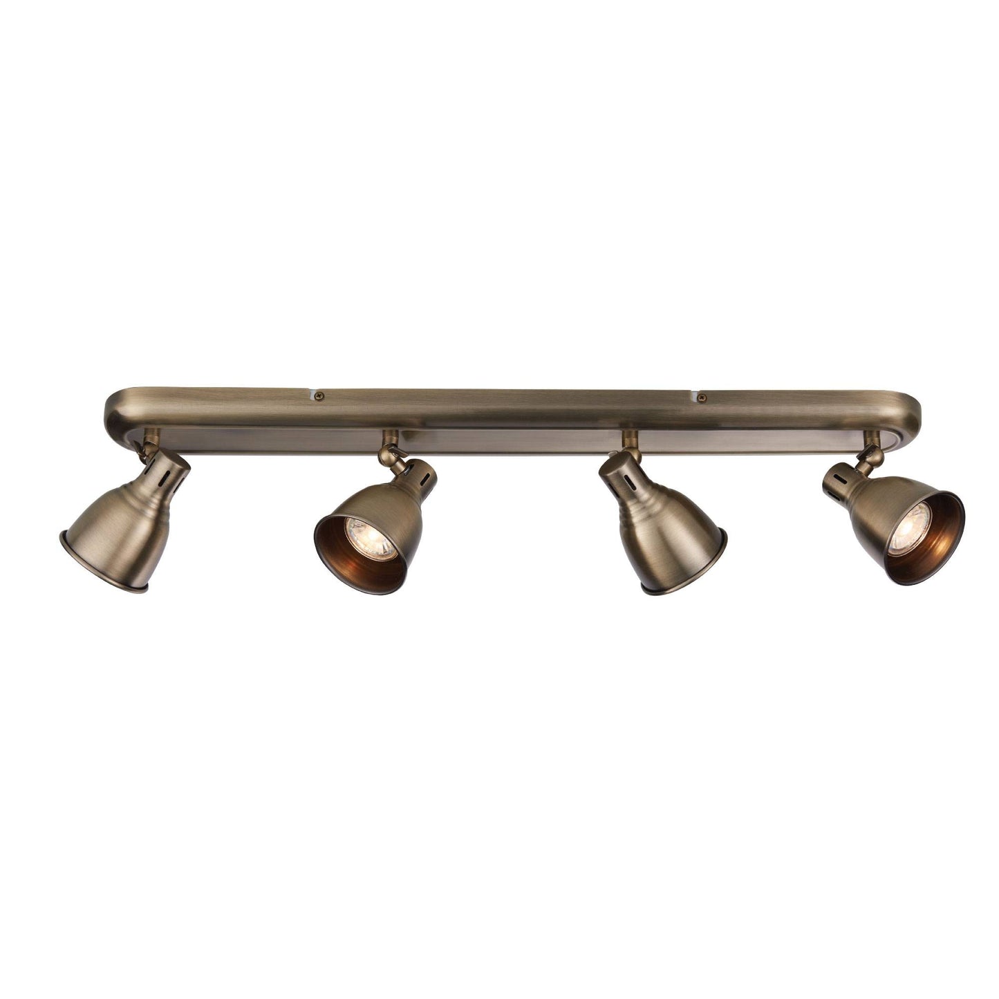 Westbury 4 Light Ceiling Spotlight Bar Antique Brass