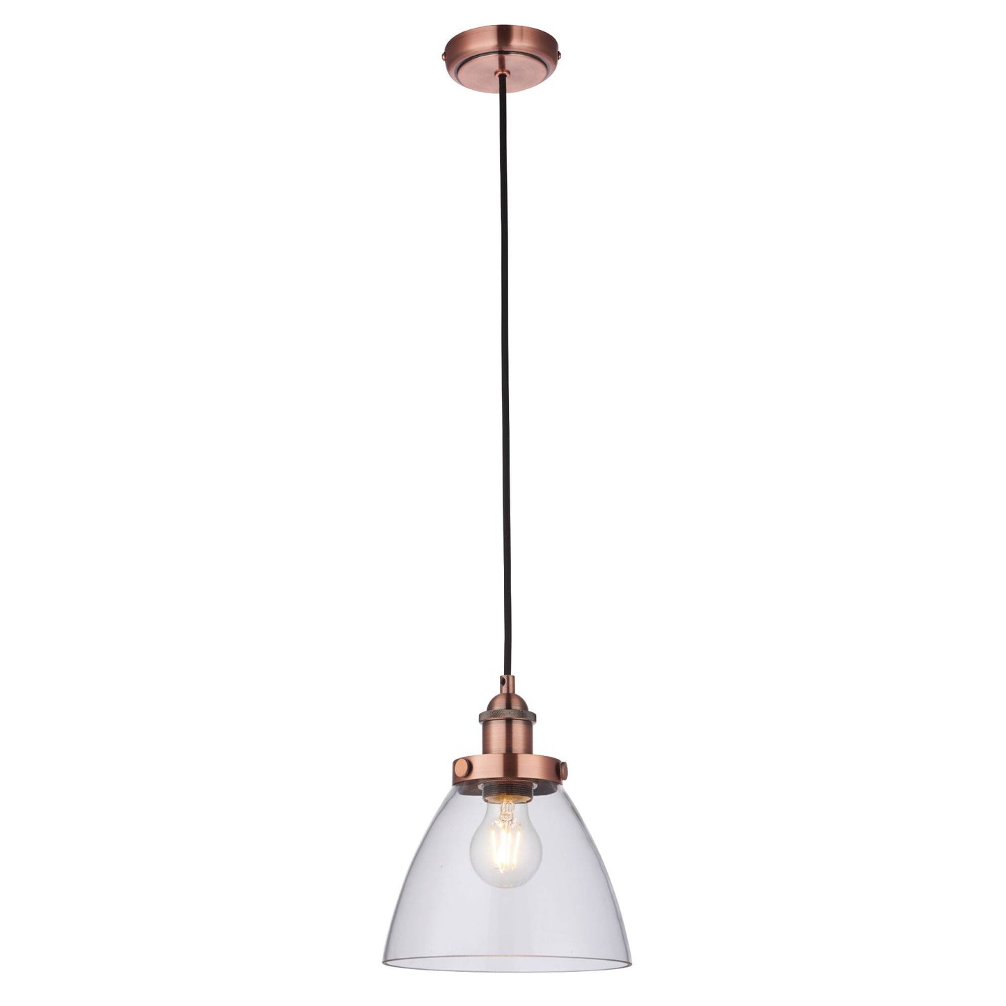 Hansen Small Pendant Ceiling Light Copper