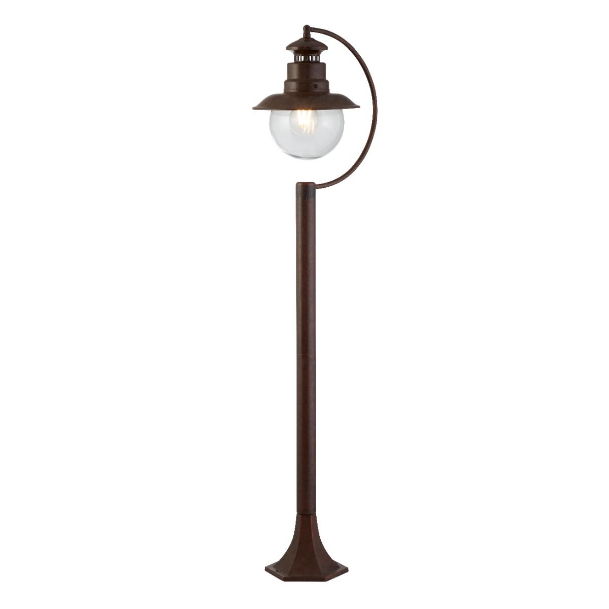 Station 1 Light IP44 Outdoor Post Lamp