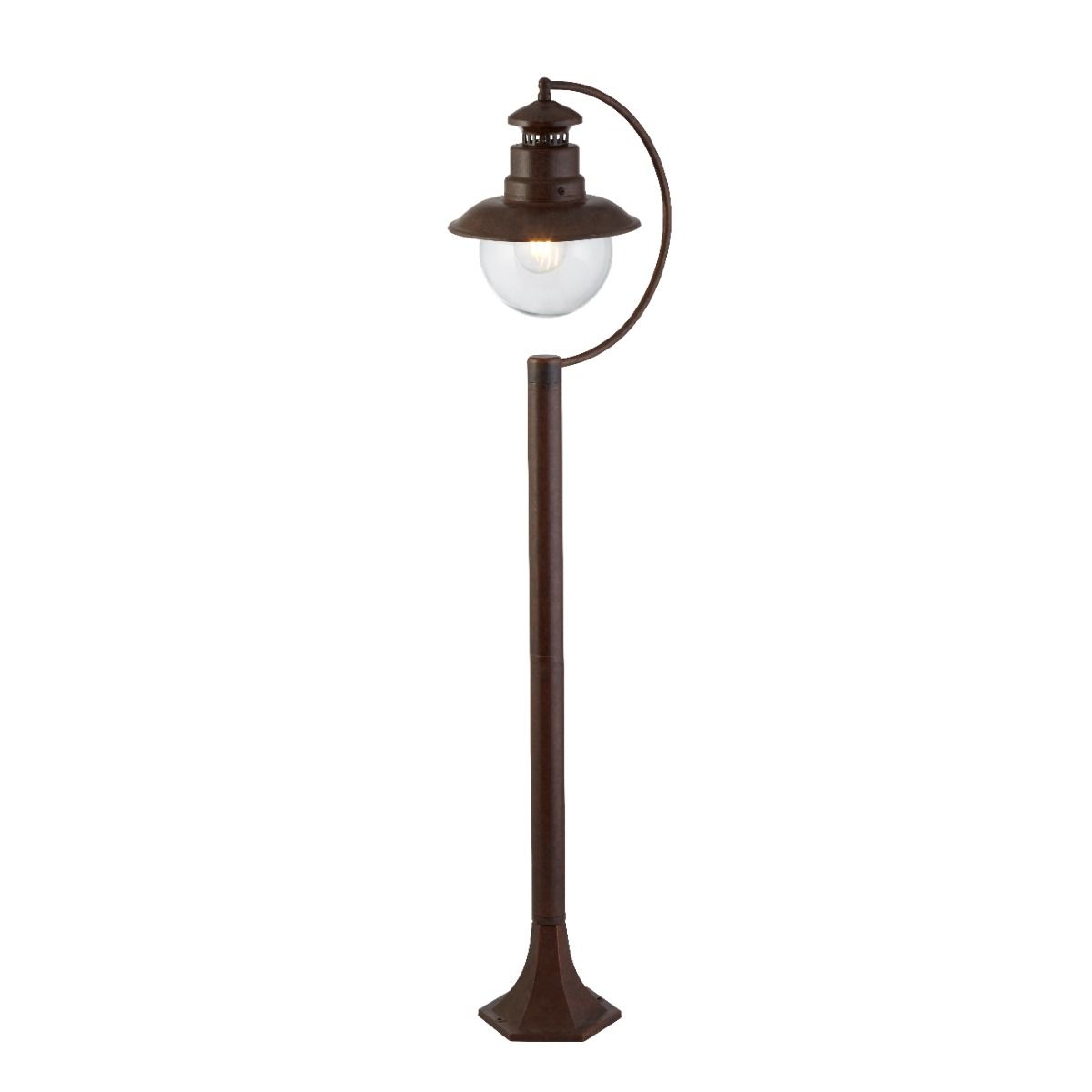Station 1 Light IP44 Outdoor Post Lamp