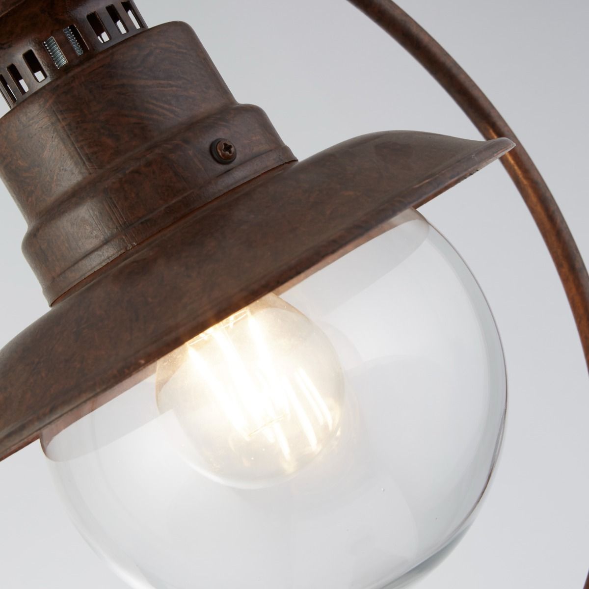 Station 1 Light IP44 Outdoor Post Lamp