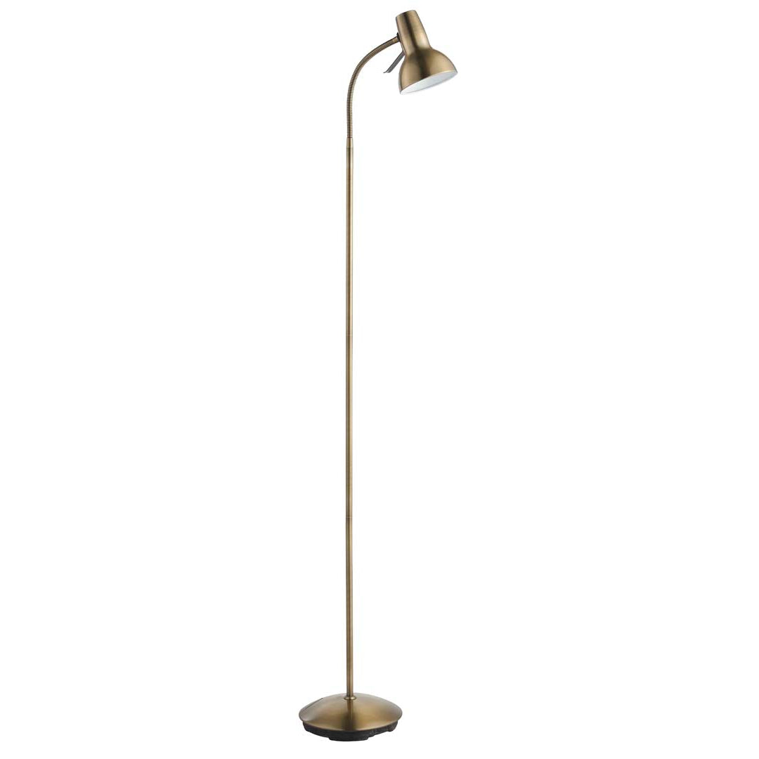Amalfi Antique Brass Task Floor Lamp