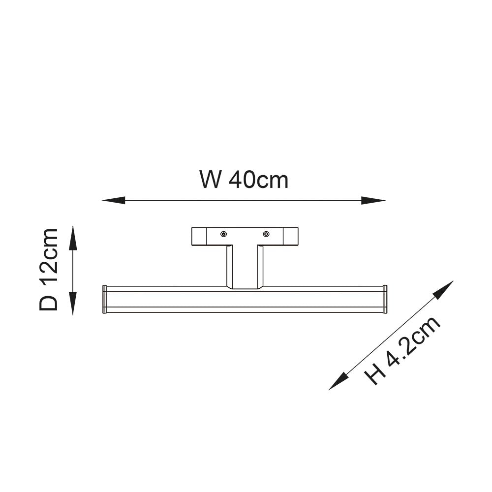 Axis LED Bathroom Wall Light