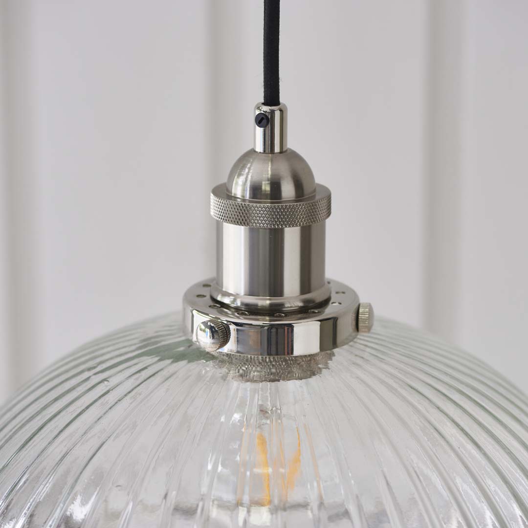 Hansen Large Pendant Ceiling Light Polished Nickel