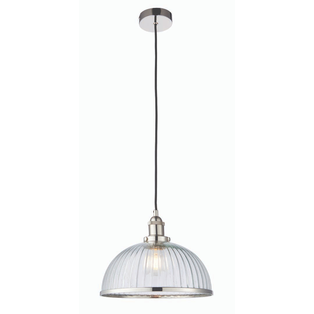 Hansen Large Pendant Ceiling Light Polished Nickel