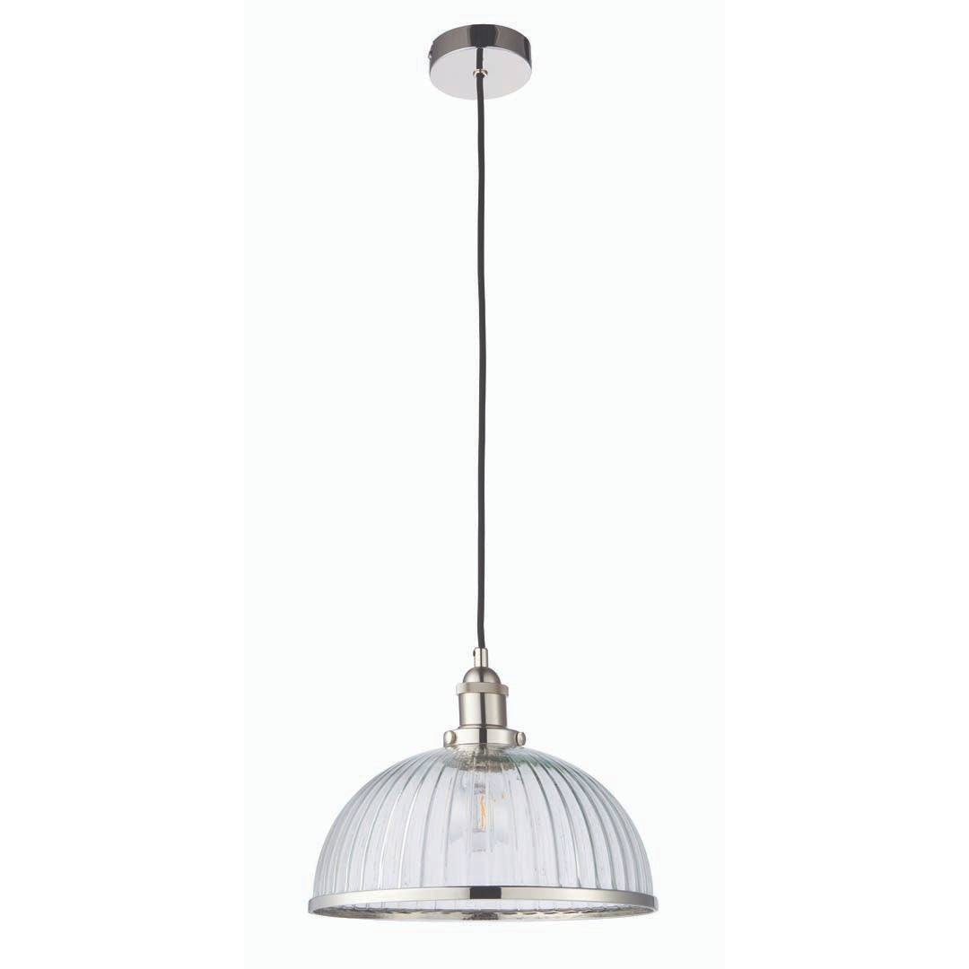 Hansen Large Pendant Ceiling Light Polished Nickel
