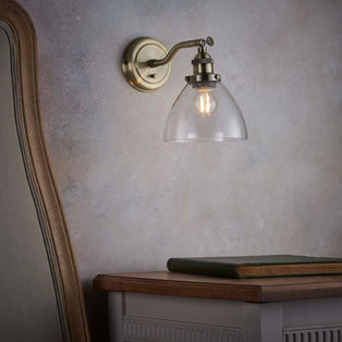 Hansen Wall Light Antique Brass