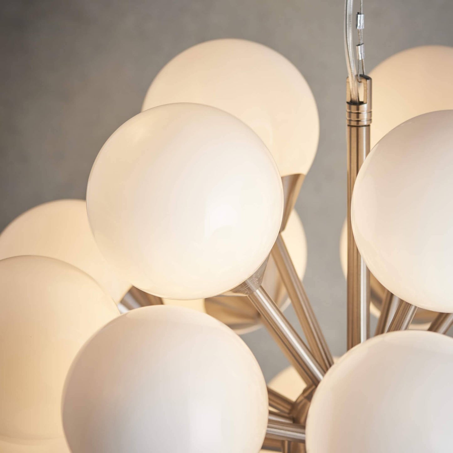 Oscar 28 Light Pendant Ceiling Light Satin Nickel