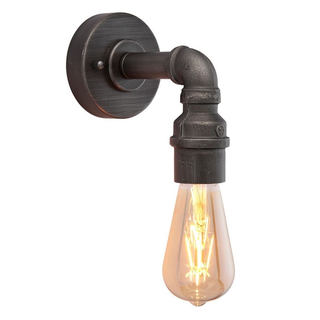 Pipe 1 Light Industrial Wall Light