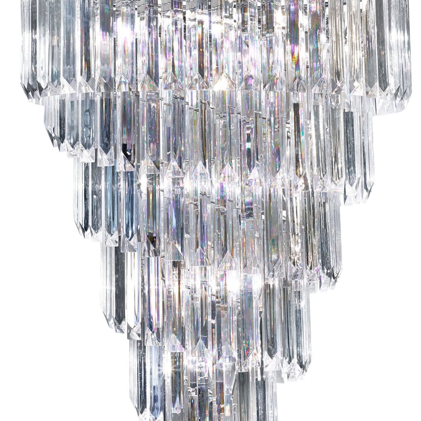 Sigma 9 Light Chrome Chandelier Ceiling Light