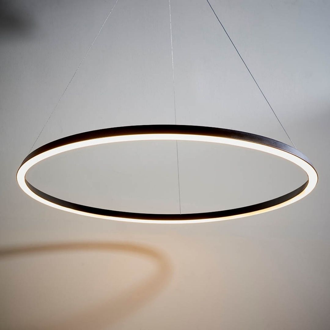 Staten Matte Black LED Pendant Ceiling Light