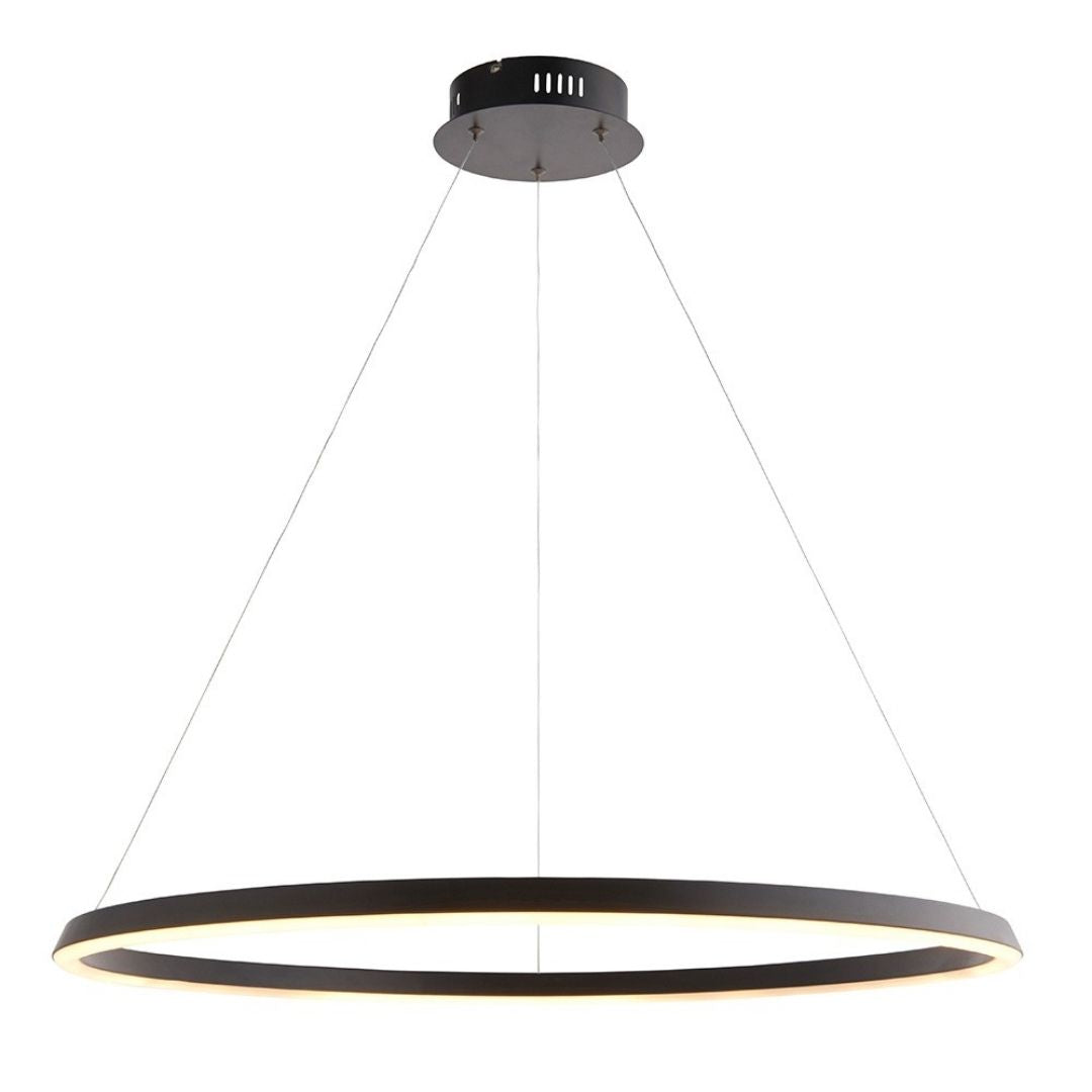 Staten Matte Black LED Pendant Ceiling Light