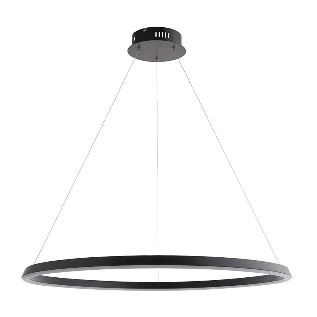 Staten Matte Black LED Pendant Ceiling Light