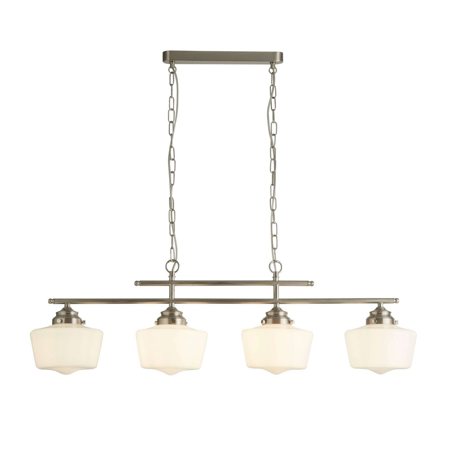 School House 4 Light Bar Pendant