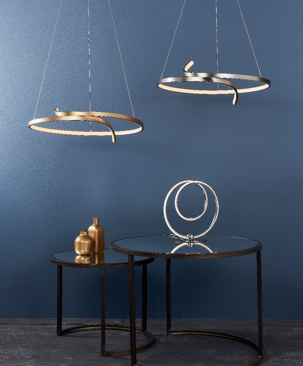 Rafe LED Satin Nickel Ceiling Pendant