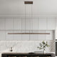 Linear Brown LED Ceiling LED Pendant