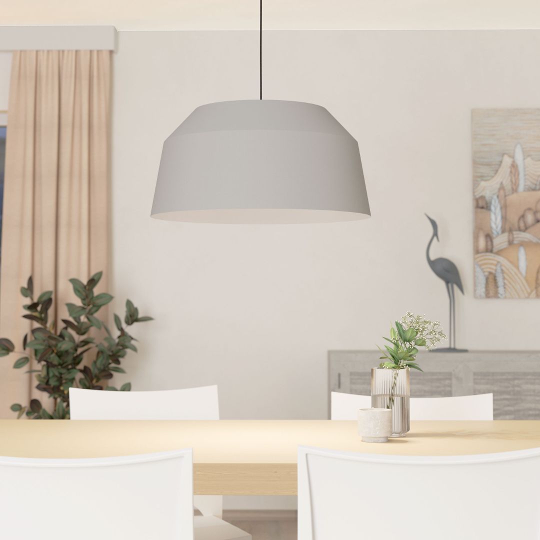 Contrisa Large Grey Pendant Ceiling Light