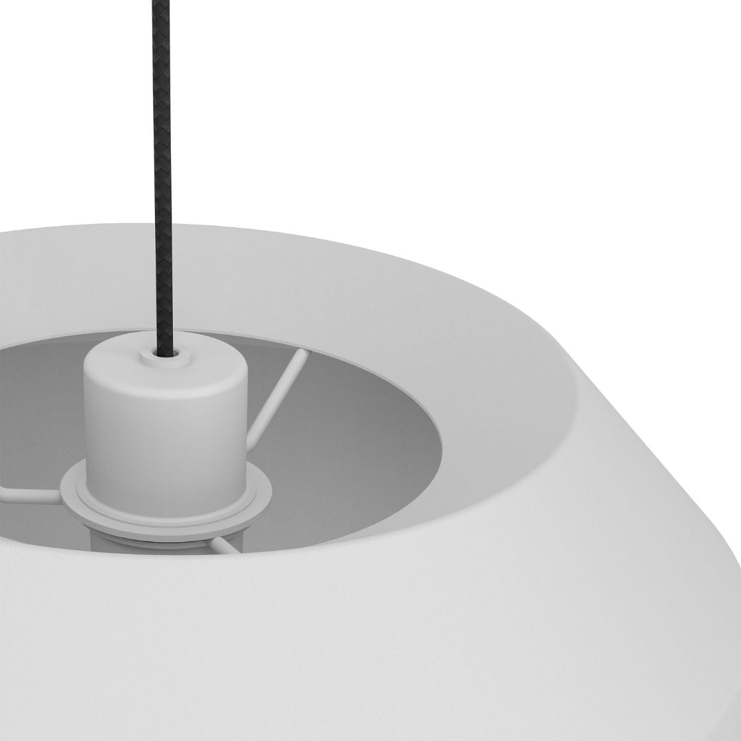 Contrisa Large Grey Pendant Ceiling Light