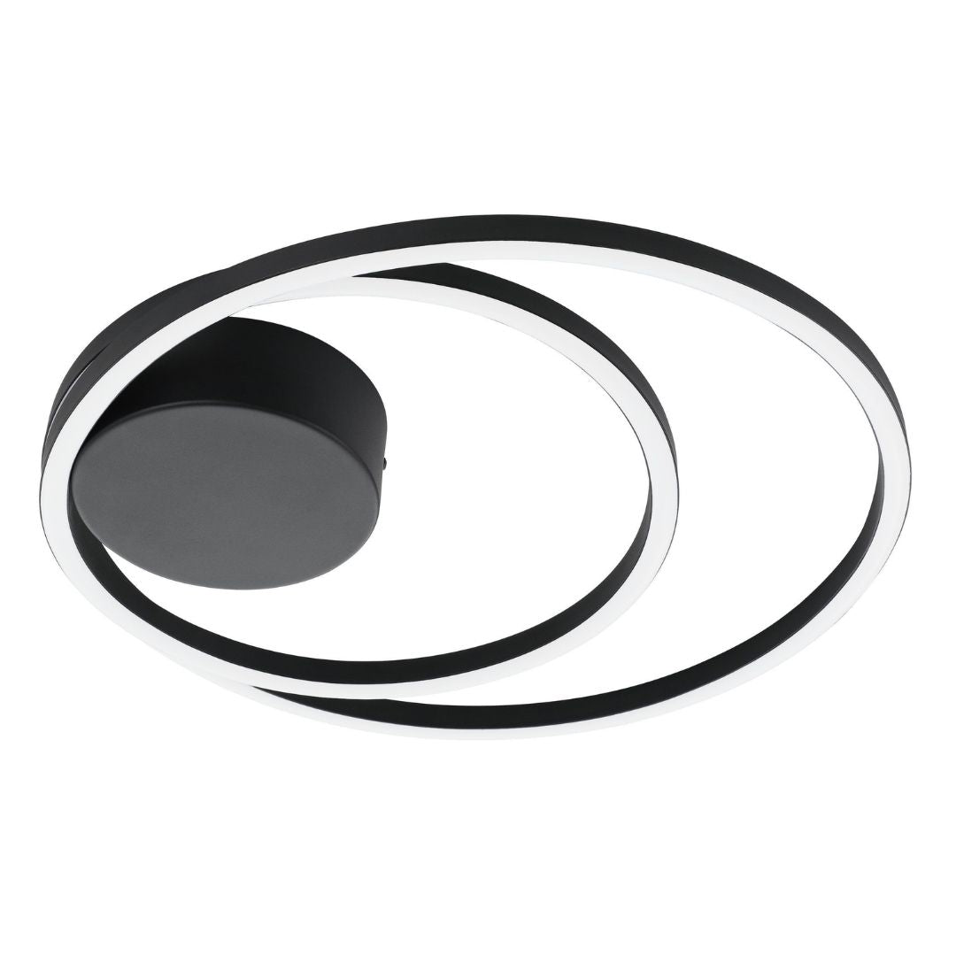 Ruotale Black LED Flush Ceiling Light