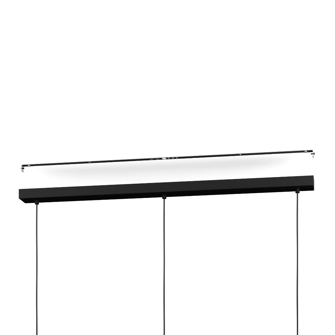 Maryvilla Glass and Gold Multi-Light Pendant Bar