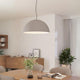 Gaetano Grey & White Ceiling Pendant