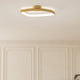 Vallerosa Gold LED Flush Ceiling Light