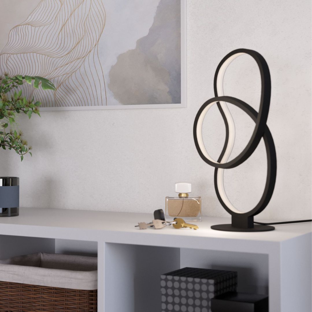 Gianella Black LED Table Lamp
