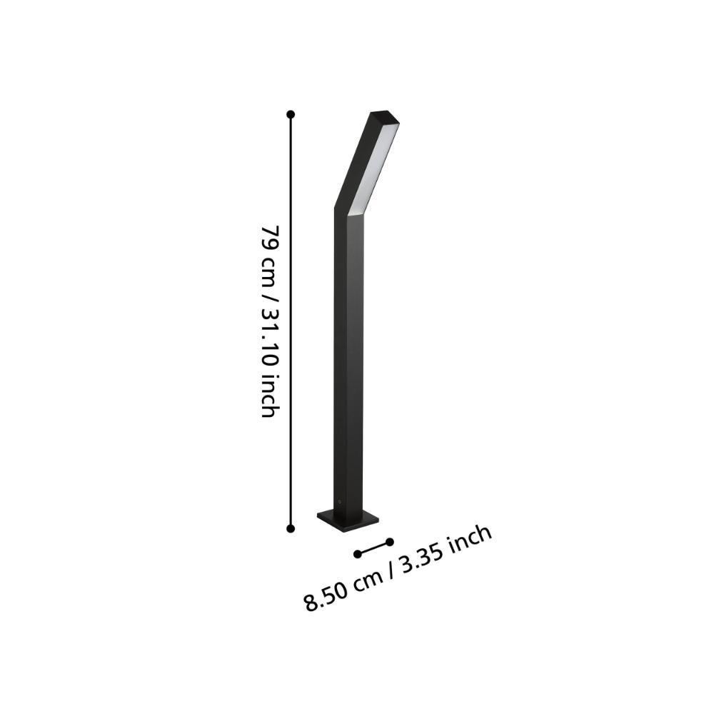 Ugento Outdoor Black Large Post