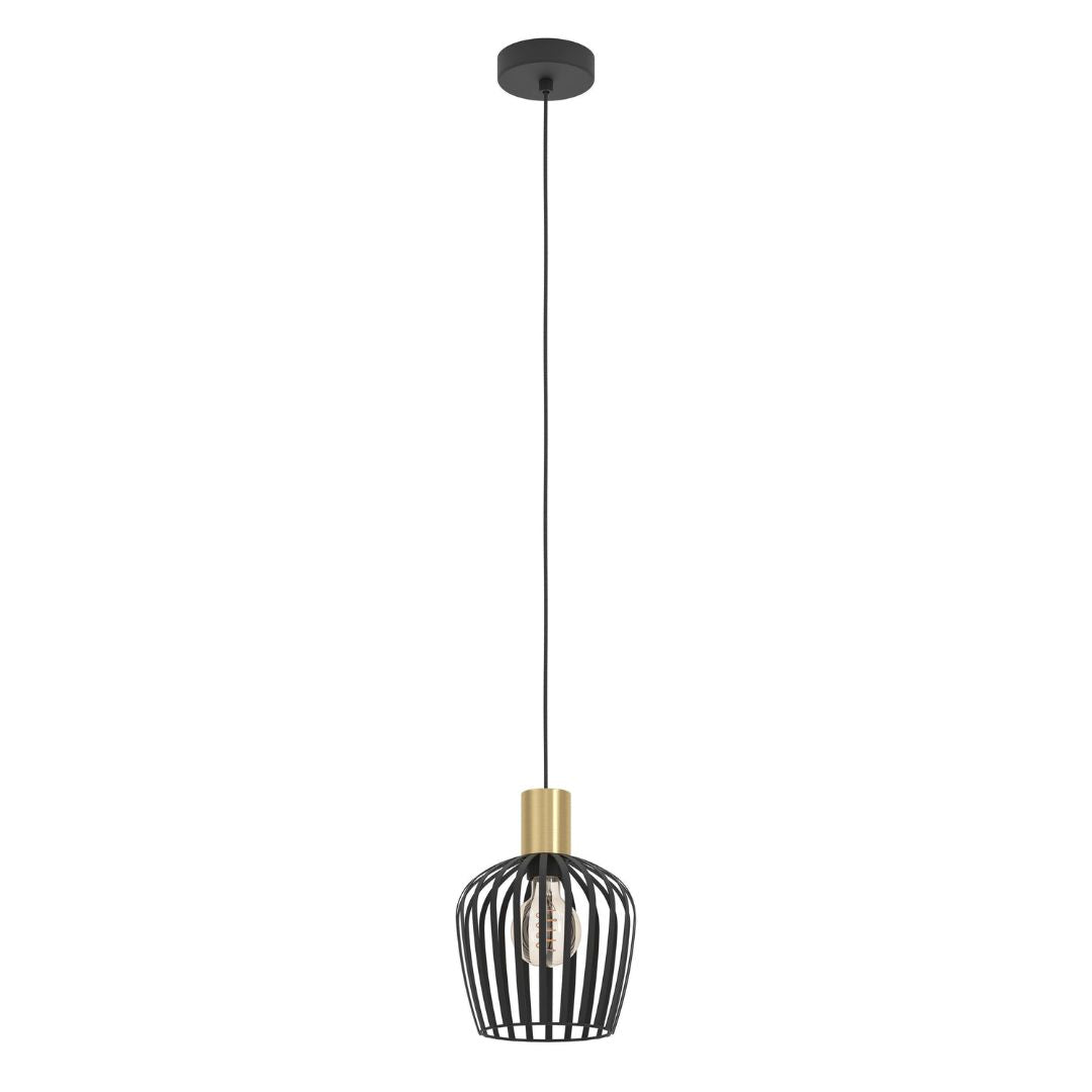 Empoli Black & Gold Pendant Ceiling Light