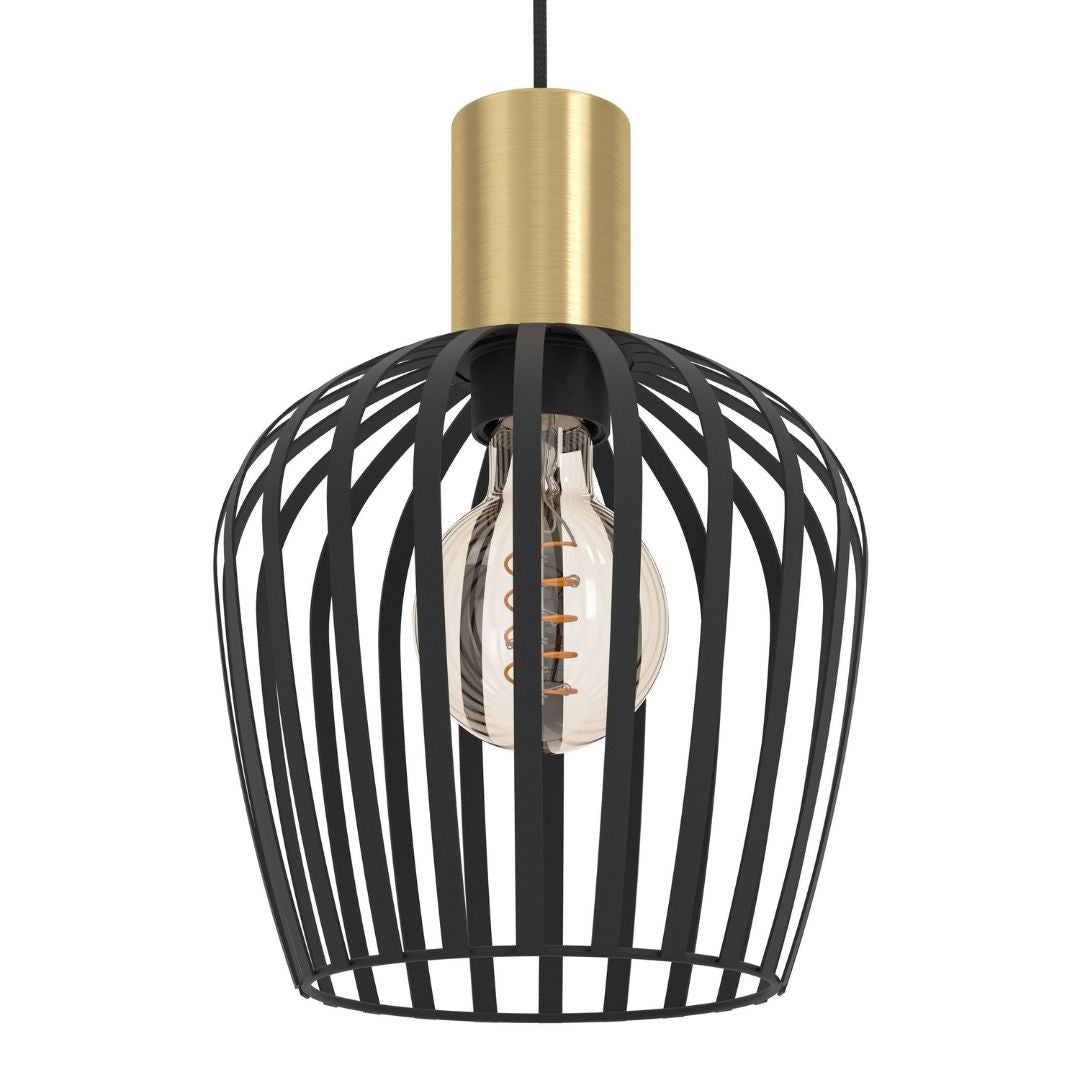 Empoli Black & Gold Pendant Ceiling Light