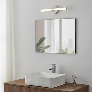 Ramola Silver LED Bathroom Wall Light