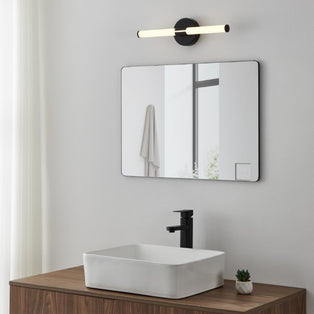 Ramola Black LED Bathroom Wall Light