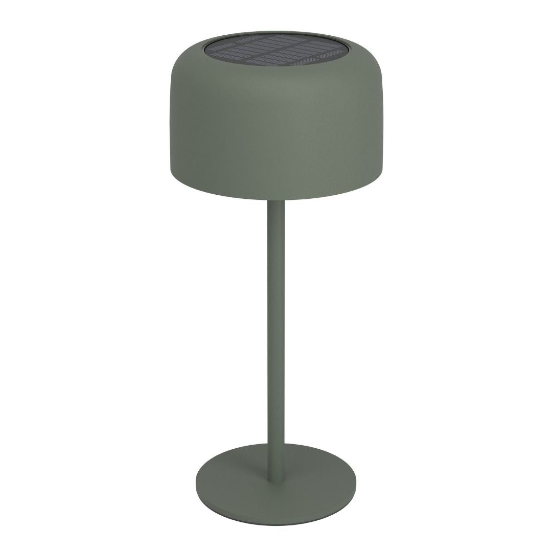 Roccanova Green Solar LED Rechargeable Touch Table Lamp