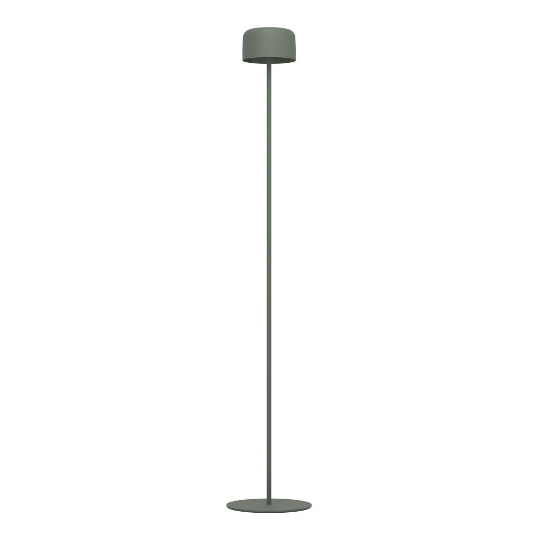 Roccanova Green Solar LED Rechargeable Touch Floor Lamp
