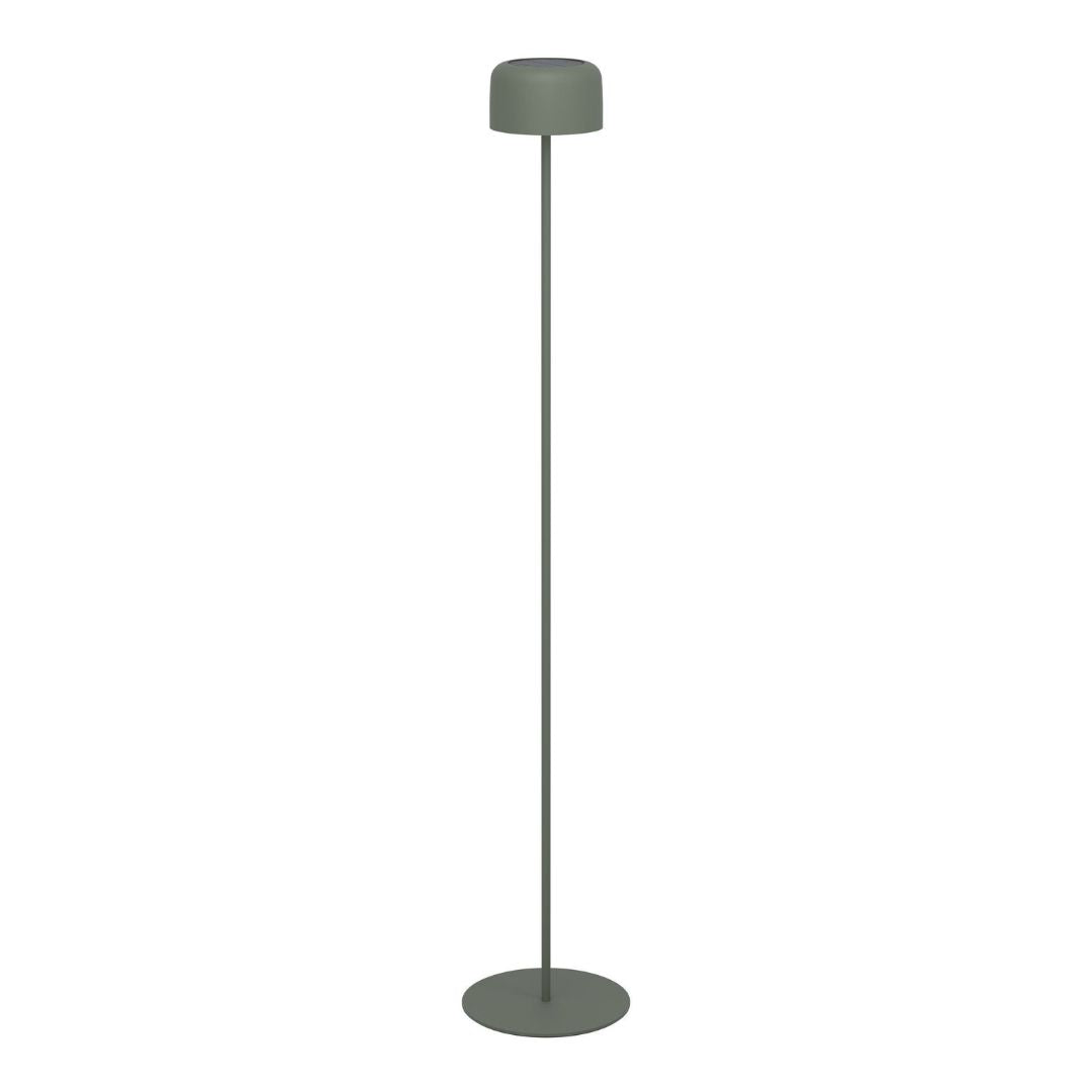 Roccanova Green Solar LED Rechargeable Touch Floor Lamp